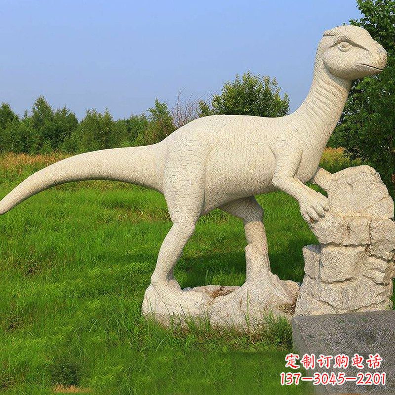威海雕刻恐龙的砂岩艺术