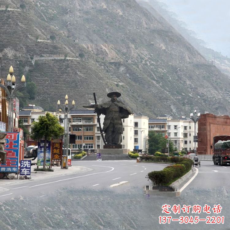 威海唯美雕塑--大禹城市街道景观雕像