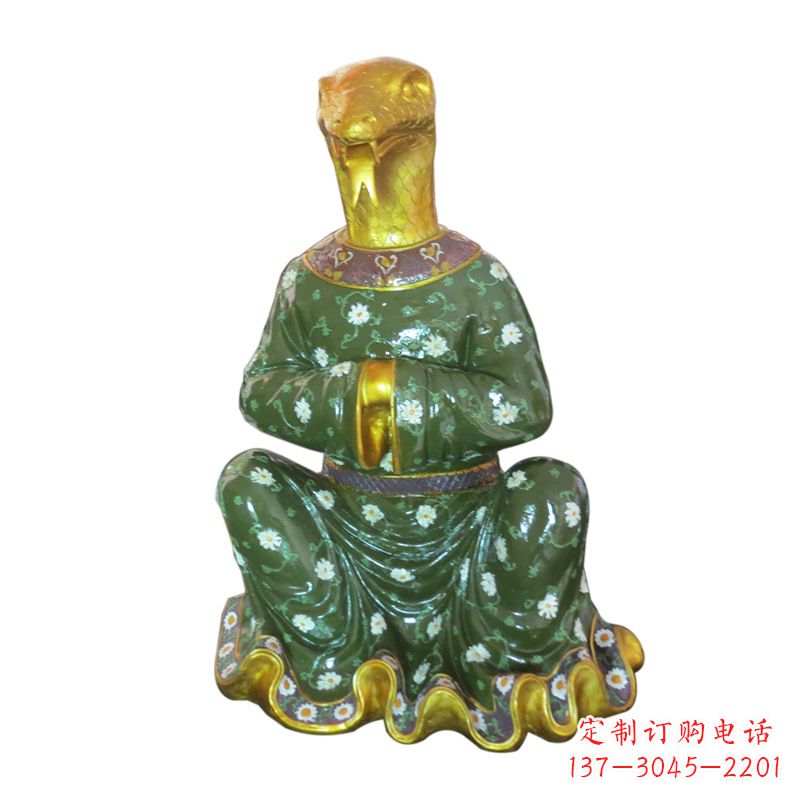 威海独特的彩绘生肖雕塑