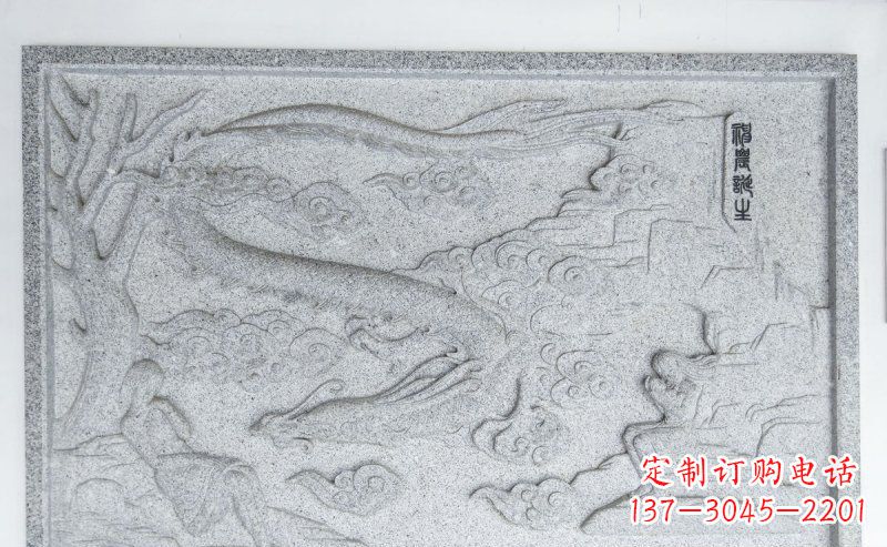 威海大理石龙雕塑,神有其形