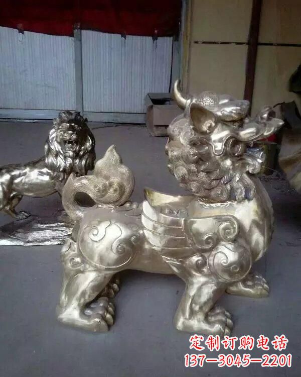 威海神兽貔貅铜雕