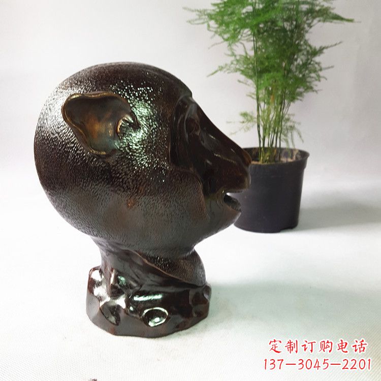 威海中领雕塑：精美艺术品——猴年生肖铜兽雕塑