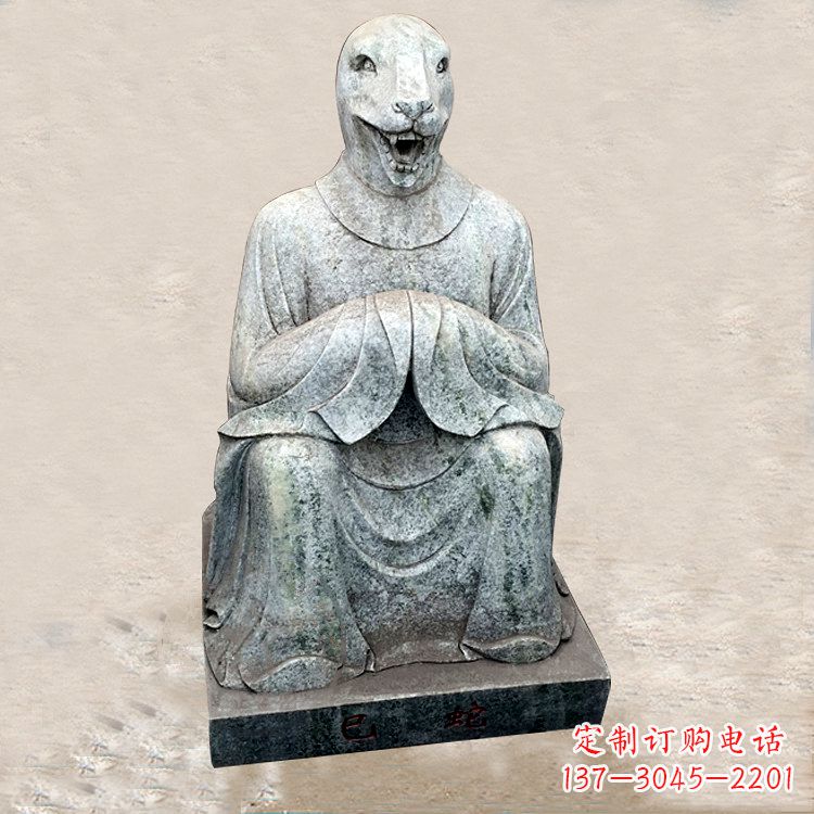 威海精美的生肖蛇兽雕塑