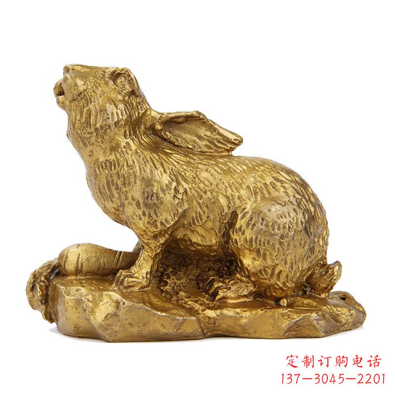 威海精美铸铜鎏金动物雕塑