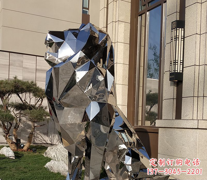 威海历史荣耀:狮子雕塑门口摆件