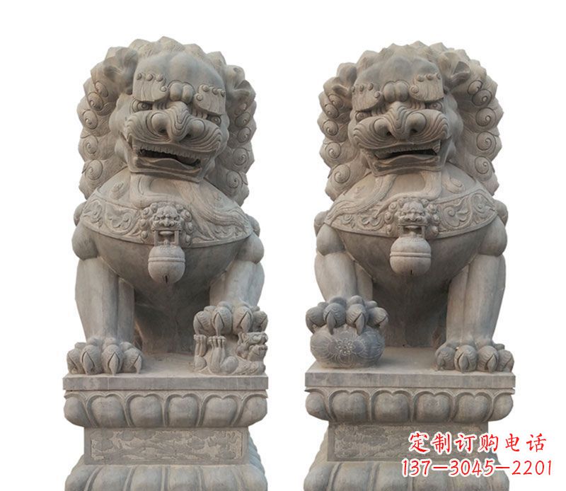 威海精美狮子石雕,让您的家居更加完美
