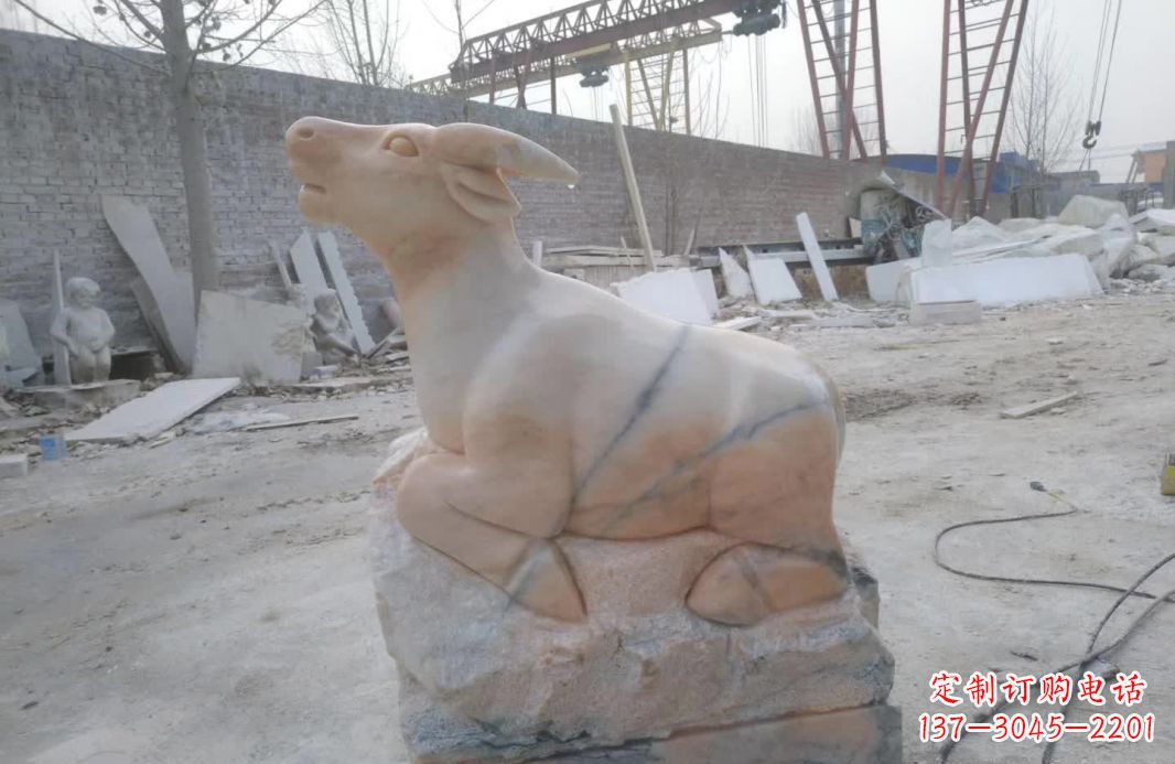 威海精美动物十二生肖石雕