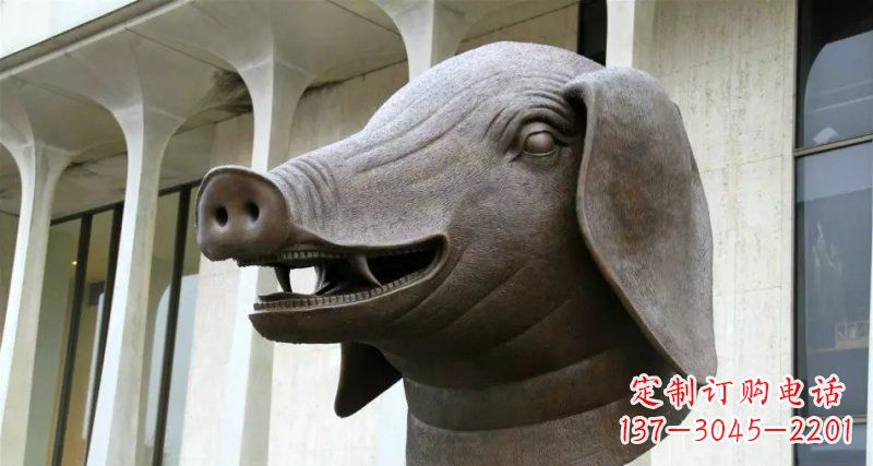 威海中领雕塑十二生肖铜雕,带来家庭的幸福祝福