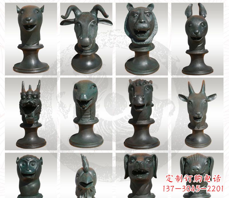 威海限量版十二生肖铜雕塑
