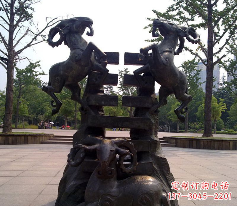 威海传统工艺铜雕十二生肖