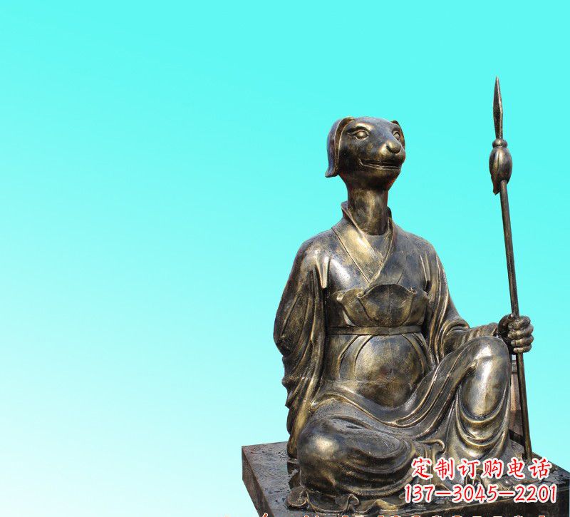 威海精美十二生肖坐式铜雕