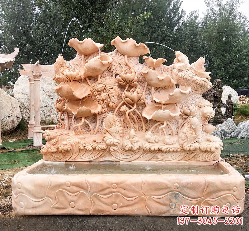威海汇聚自然艺术的石材喷泉雕塑
