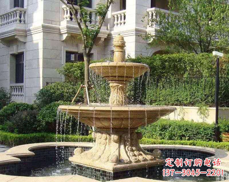 威海美轮美奂的喷泉雕塑