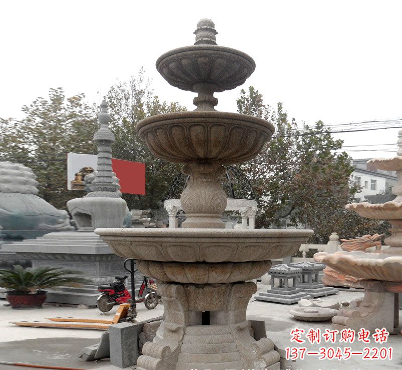 威海钵式喷泉雕塑,精美装饰您的家园