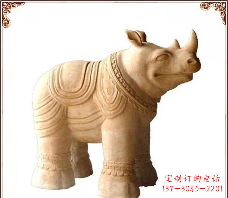 威海中领雕塑:精致的水牛雕塑