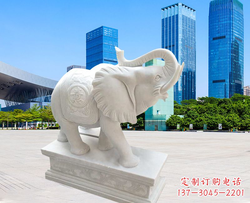 威海高品质大象喷泉雕塑