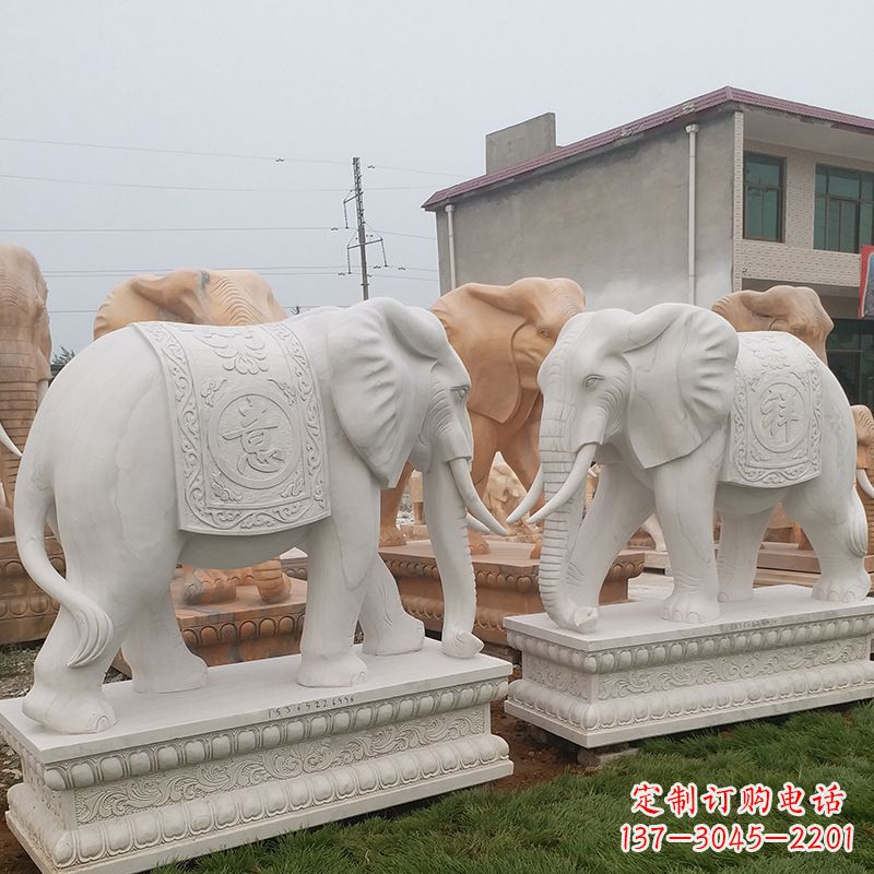 威海精美大象雕塑,让你镇宅更加靓丽