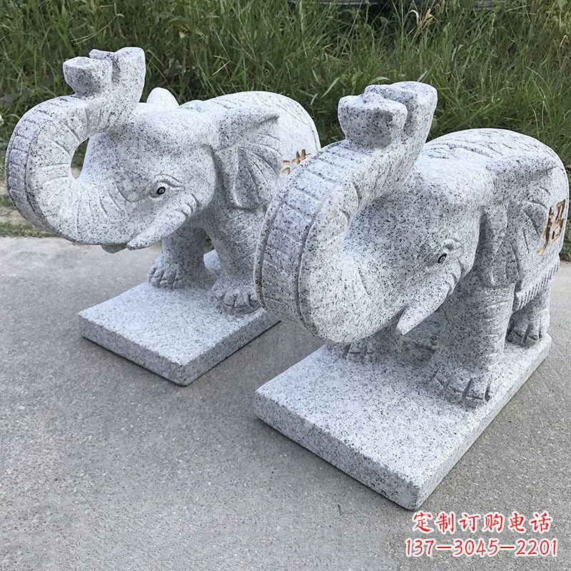 威海石雕大象招财象