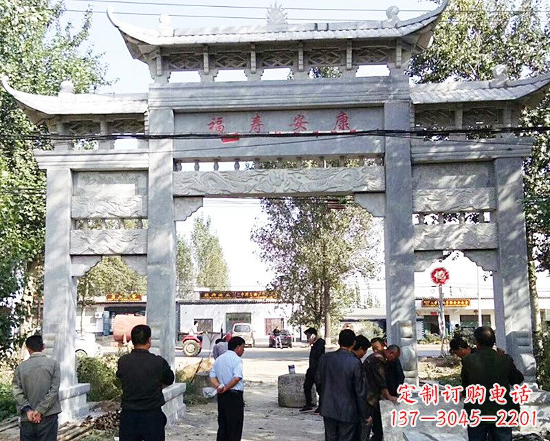 威海中领雕塑:专业制作精美的牌坊雕塑