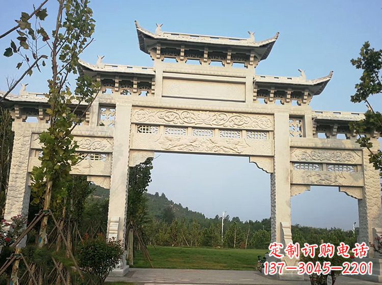 威海专业的石牌坊雕塑定制