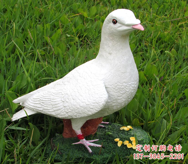 威海石雕浮雕鸽子