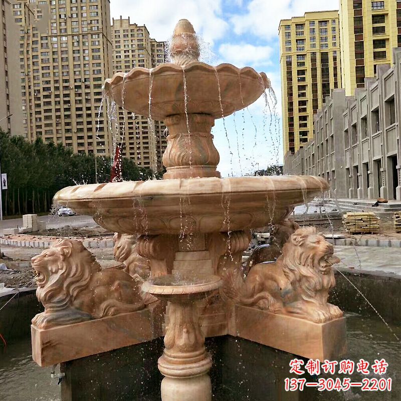 威海石雕花岗岩风水球