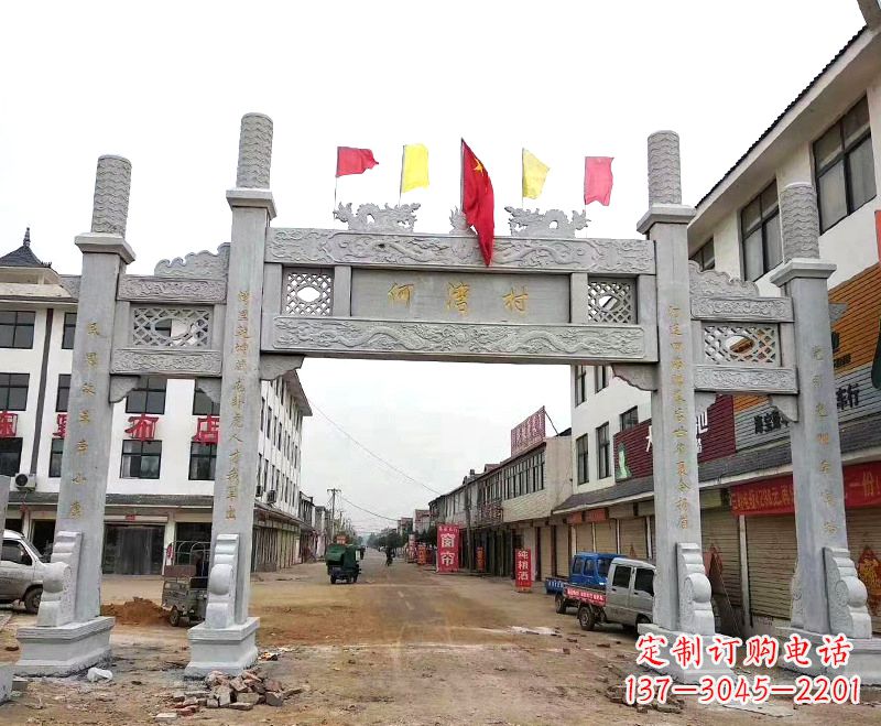 威海石雕简易牌坊