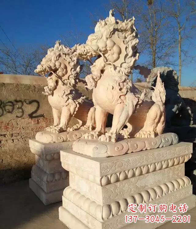 威海石雕吉祥麒麟