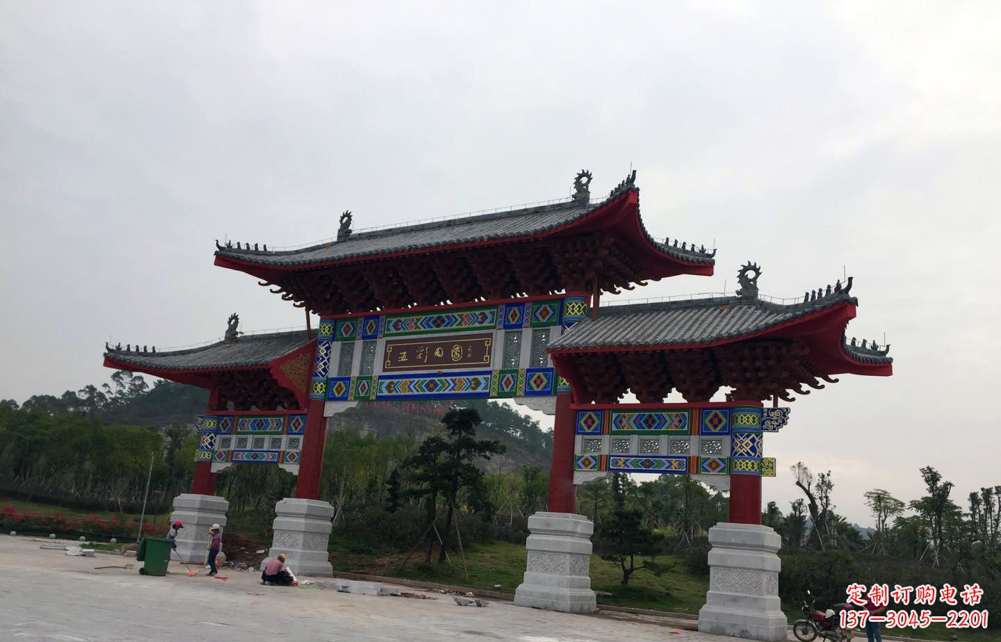 威海石雕景观牌坊
