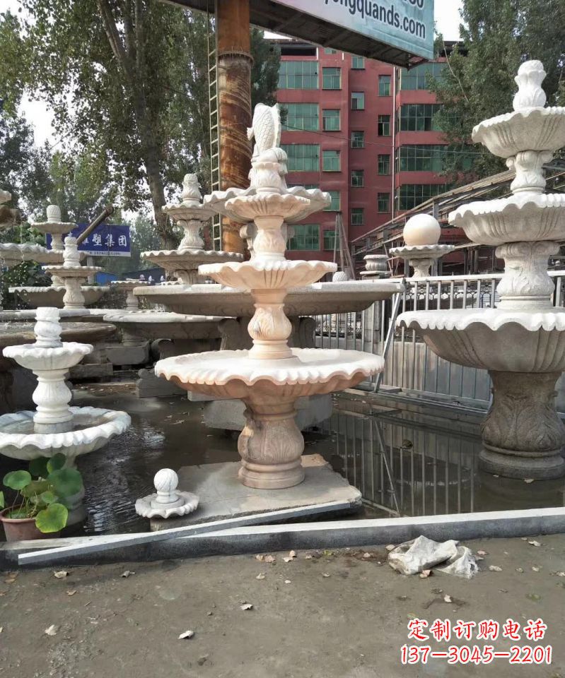 威海石雕景观喷泉 (2)