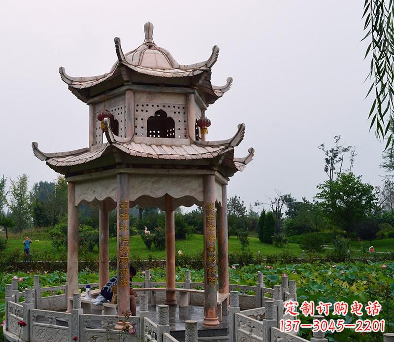 威海装点你的空间,让石雕凉亭景观雕塑点缀你的美