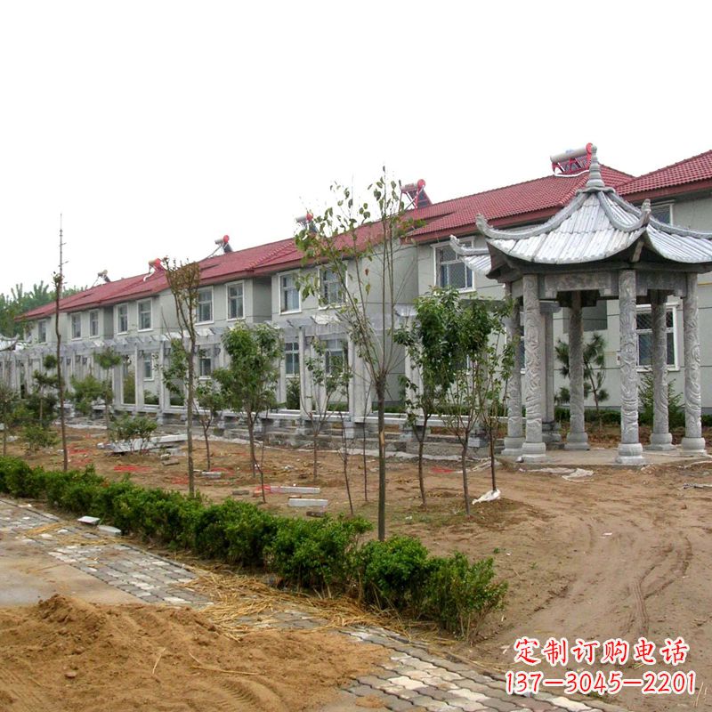 威海中领雕塑打造精美凉亭雕塑