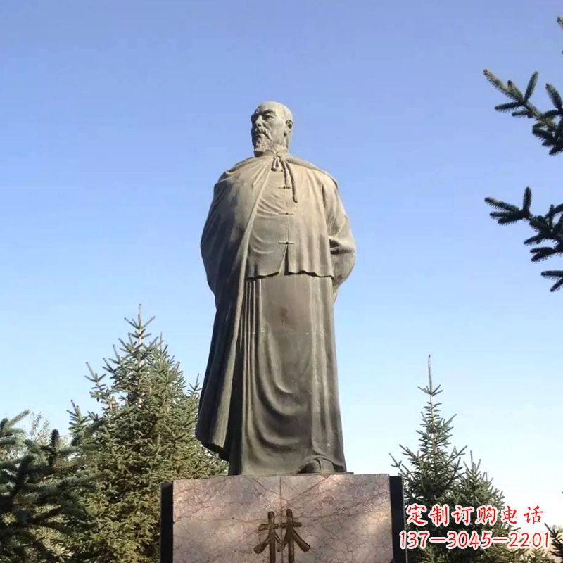 威海石雕林则徐景观雕像