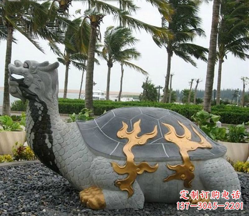 威海石雕龙龟