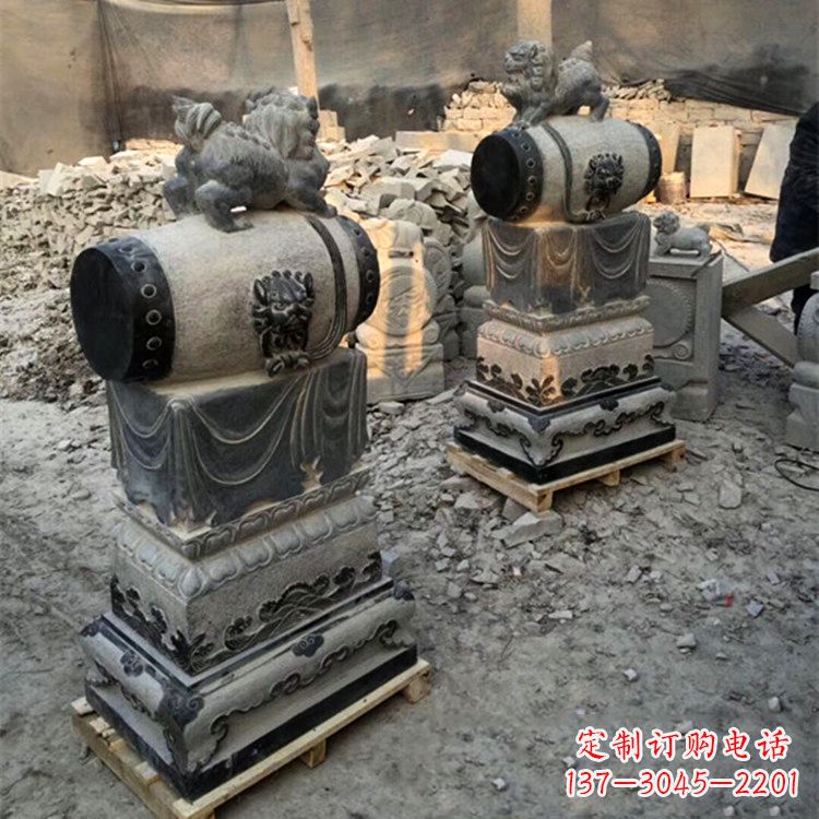 威海石雕门墩 大象