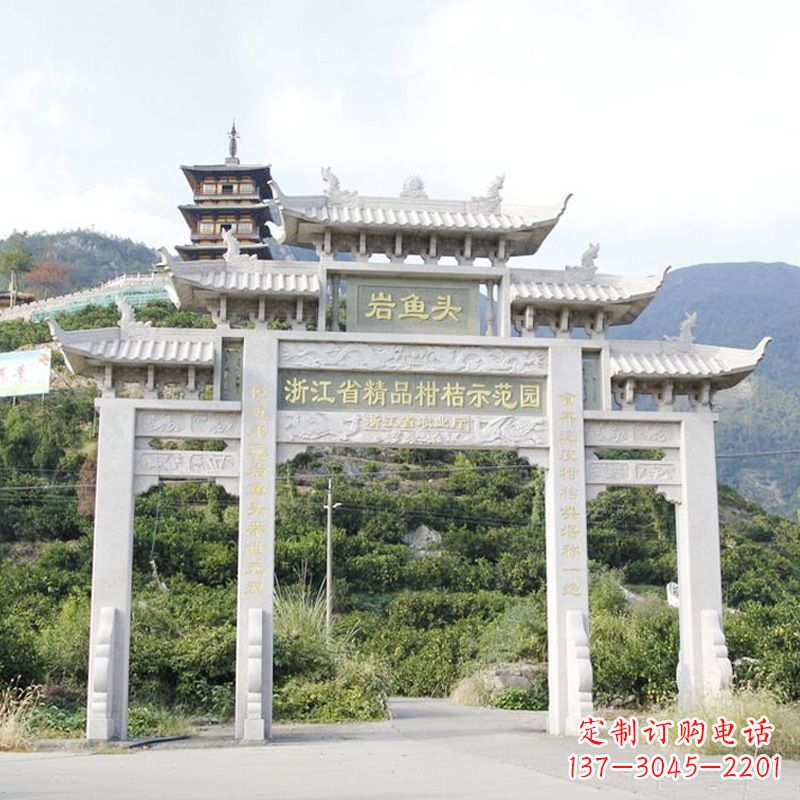 威海石雕牌坊牌楼