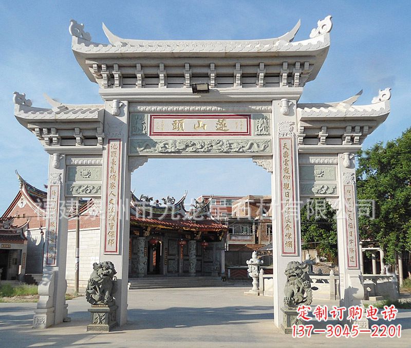 威海石雕牌坊雕塑——以艺术记录特别瞬间