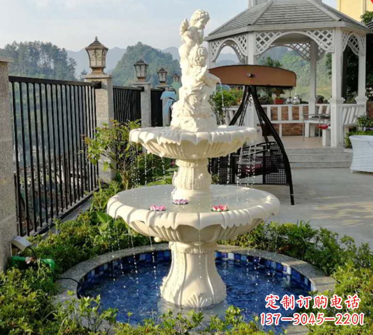 威海石雕喷泉水池