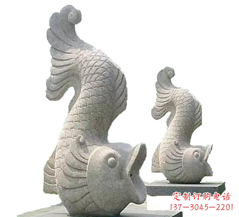 威海中领雕塑定制精美鲤鱼雕塑