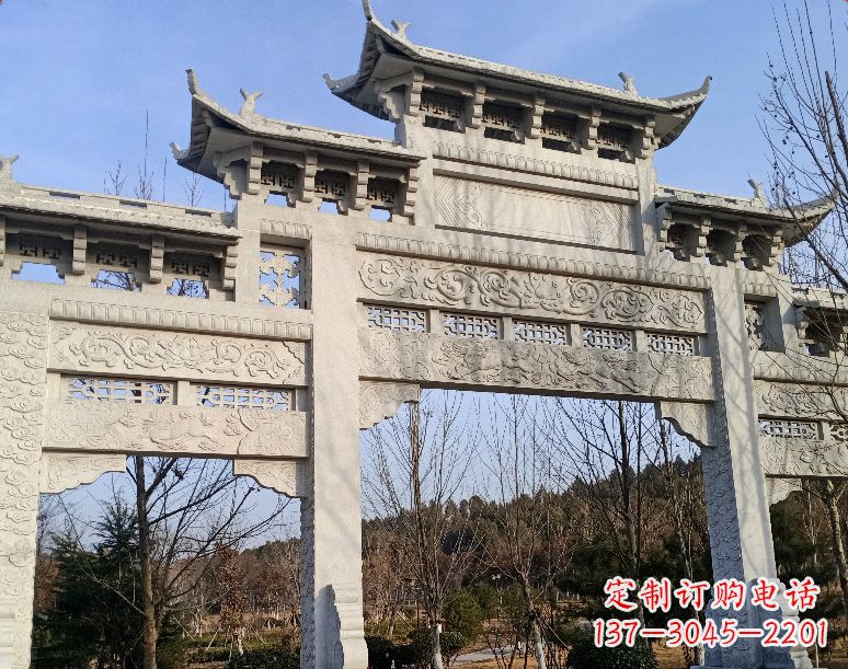威海石雕乡村牌坊
