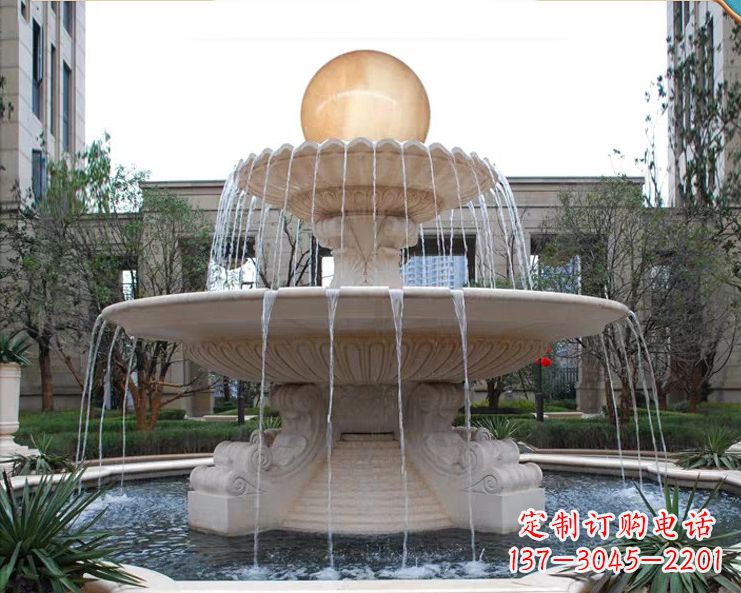 威海石墩喷泉石雕