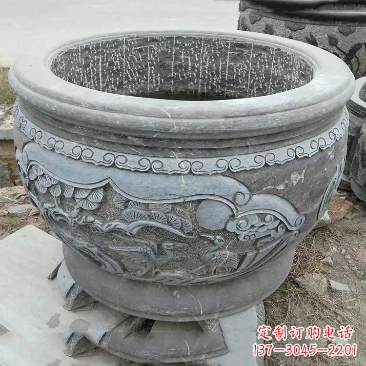 威海石刻园林鱼缸