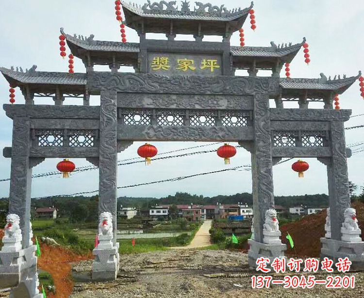 威海石牌坊石雕