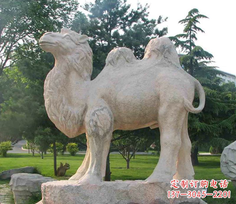威海石头骆驼雕塑