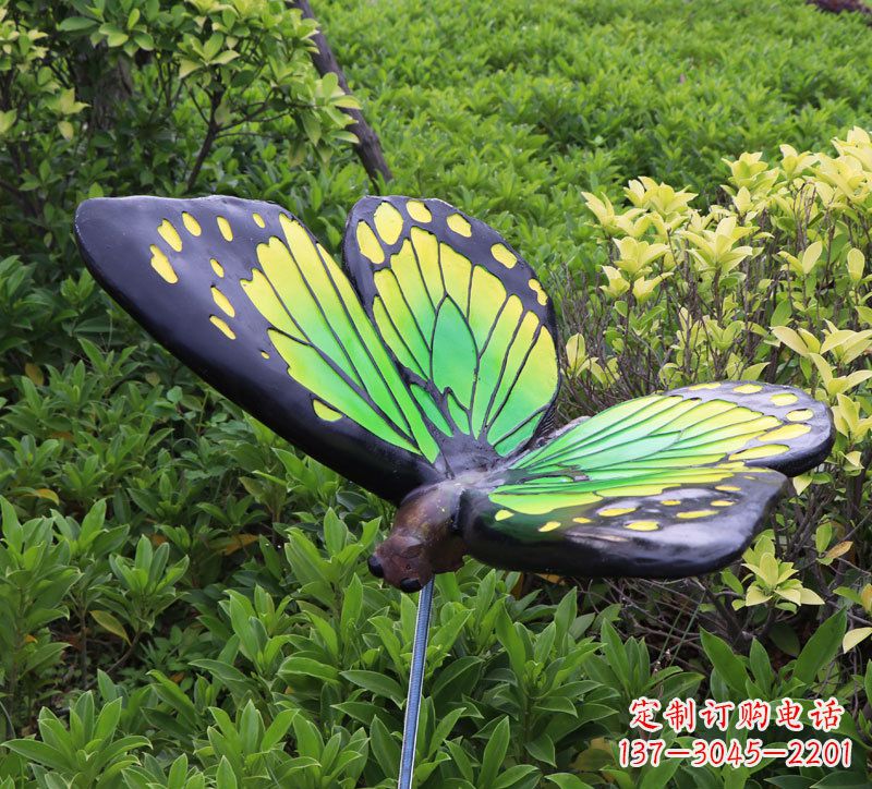 威海树脂仿真蝴蝶昆虫雕塑