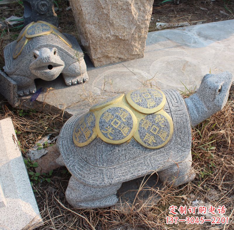 威海水池乌龟石雕