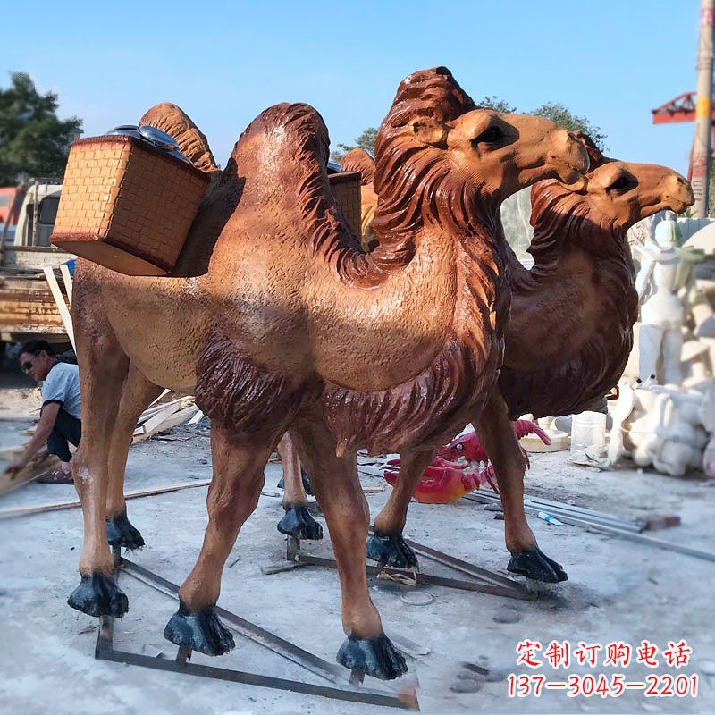 威海丝绸之路仿真骆驼雕塑