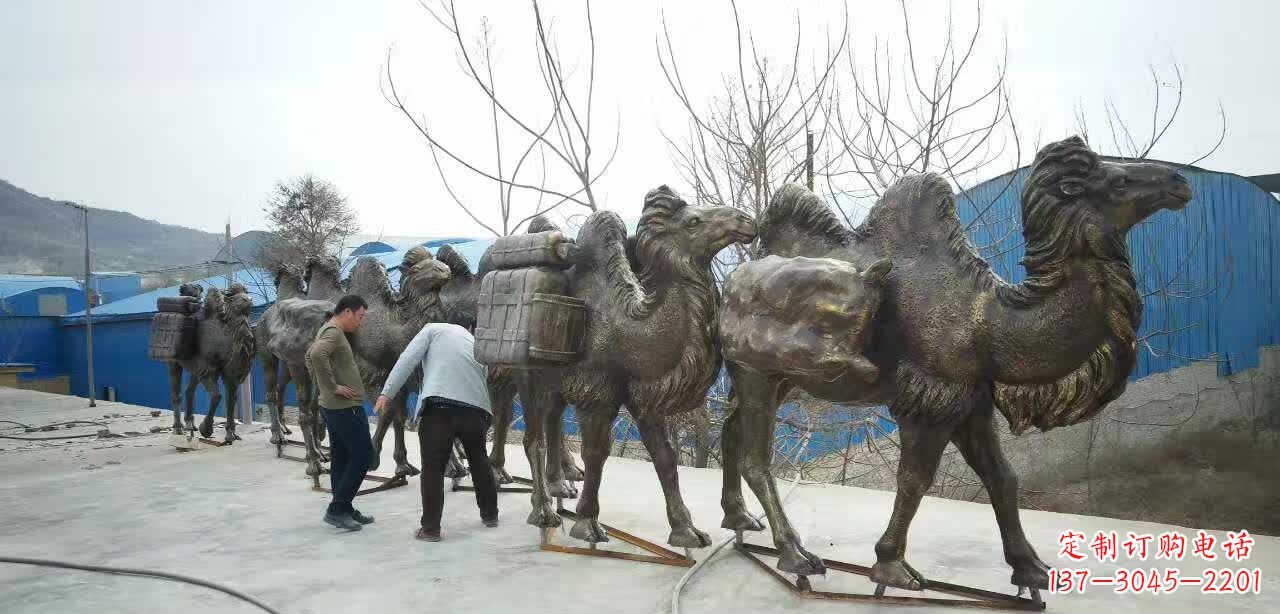 威海丝绸之路骆驼雕塑