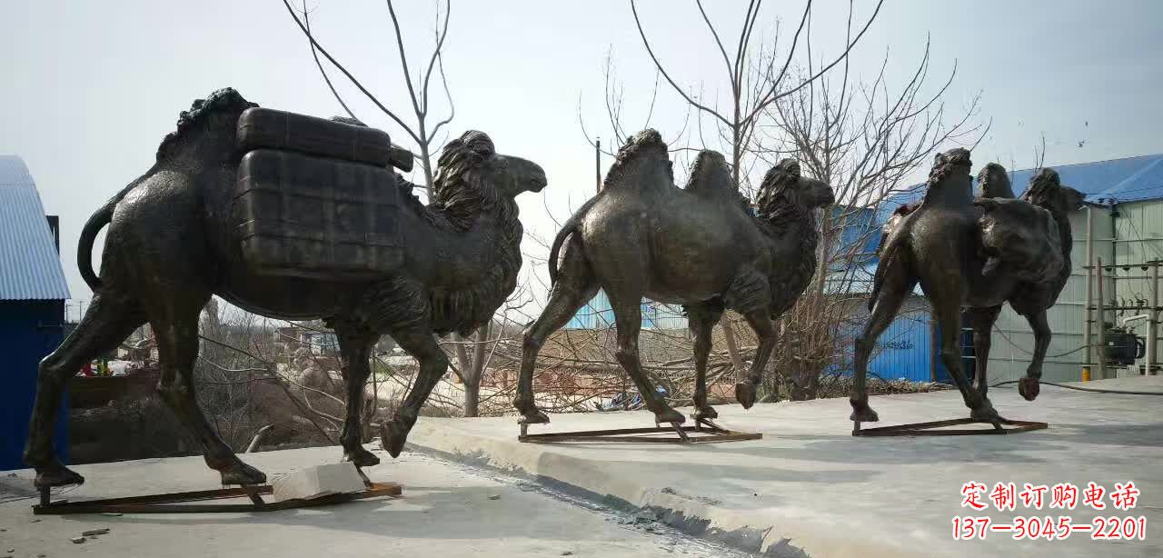 威海丝绸之路铜骆驼雕塑