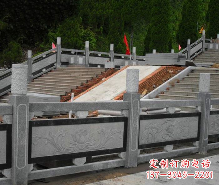 威海寺庙景观仿古石栏板 (2)